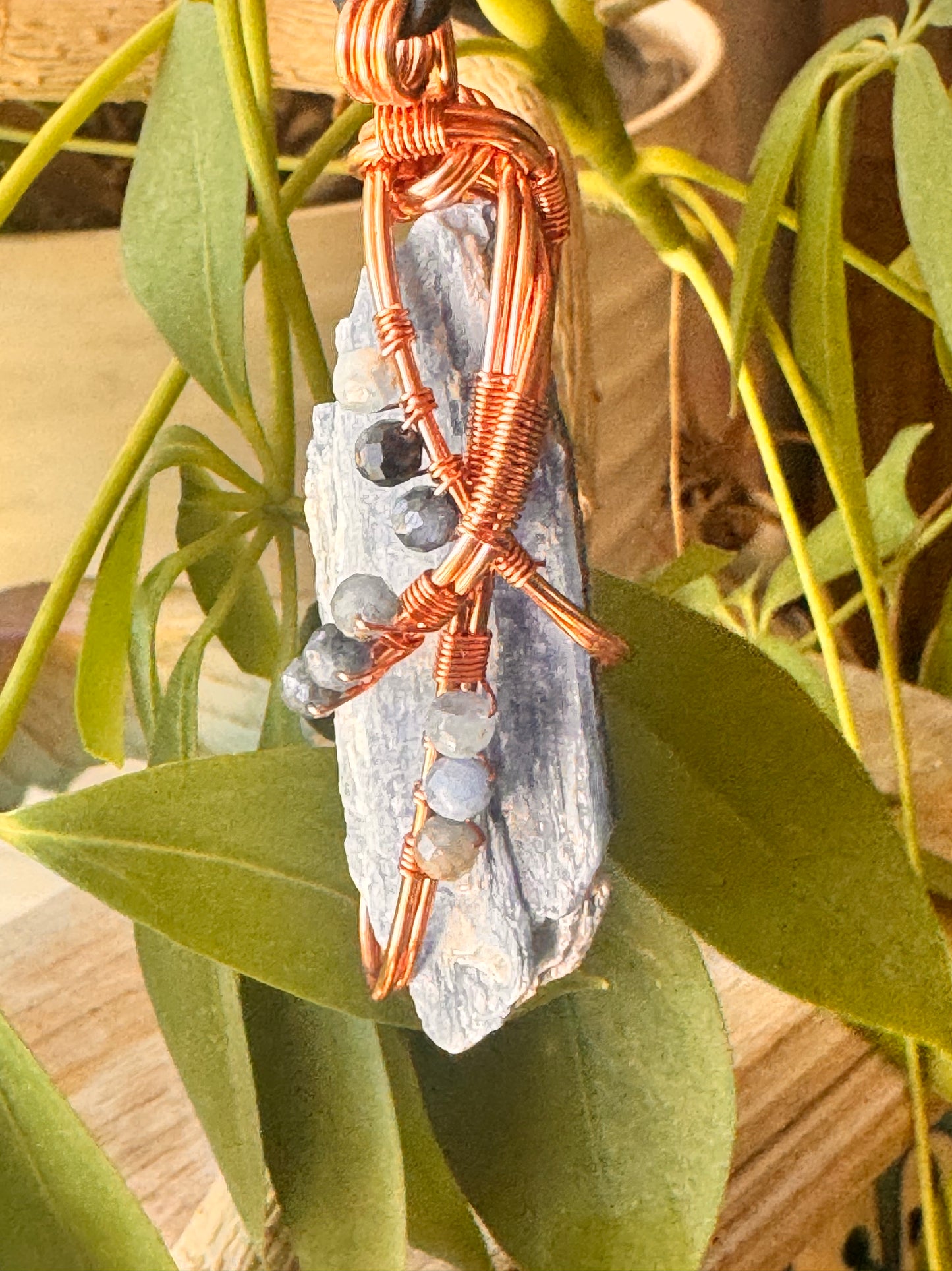 Blue Kyanite Amulet