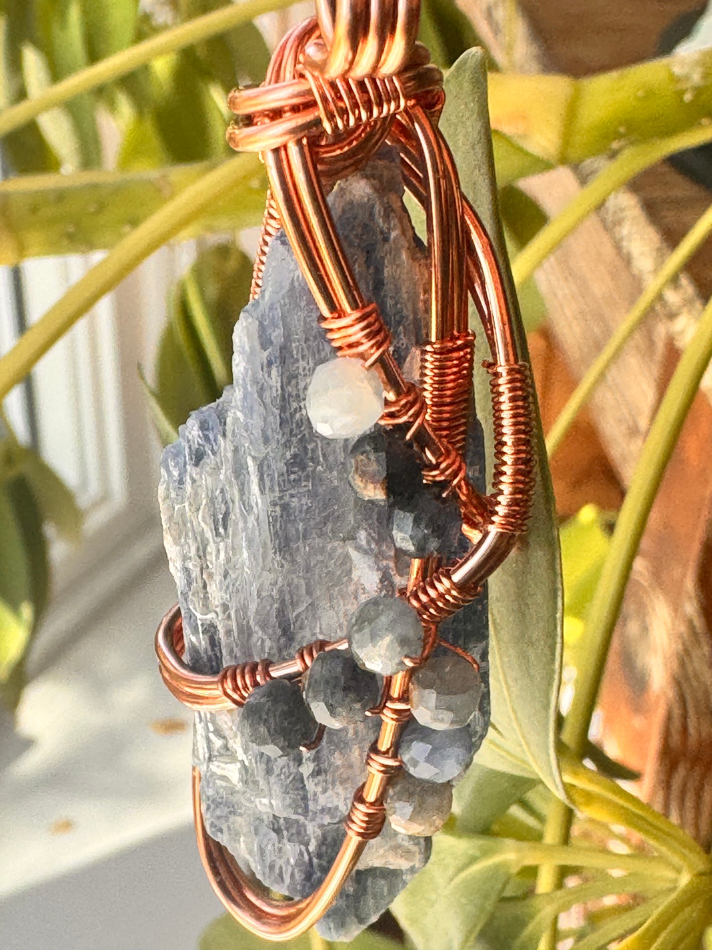 Blue Kyanite Amulet