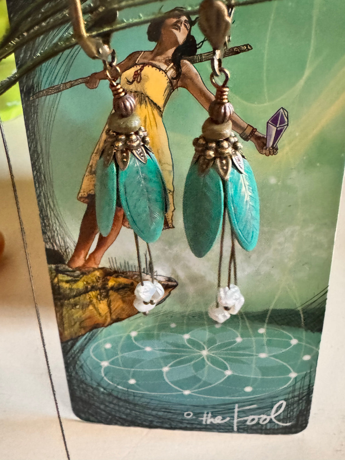 Fairies Earrings with mini freshwater pearls