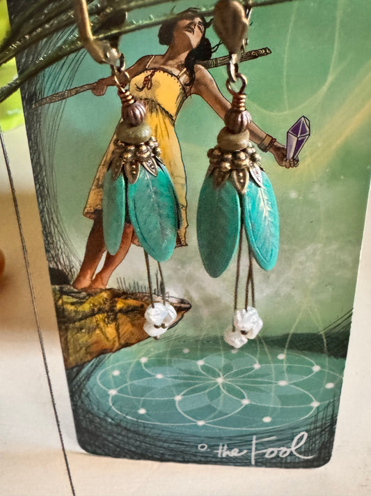 Fairies Earrings with mini freshwater pearls
